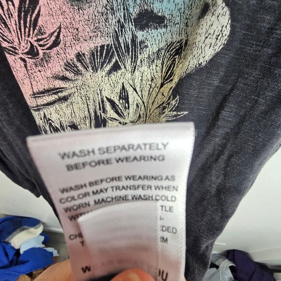 Torrid Super Soft Slub Jersey Mushroom Print T-Shirt Sz 2X Stretch Whimsy Boho - Picture 7 of 8